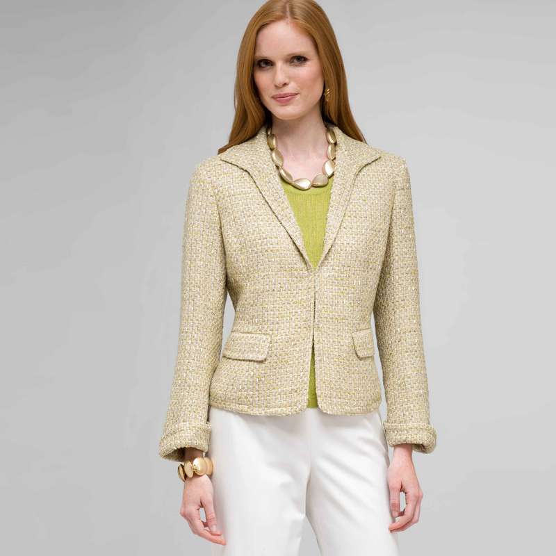 2 Pocket Trim Jacket, , large