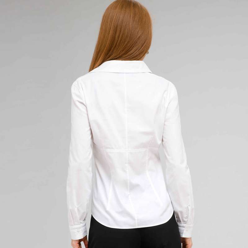 Long Sleeve Seamed Shirt, , large