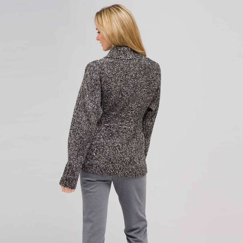 Long Sleeve Dolman Wrap Cardigan, , large